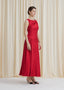 The Sylvania Dress in Red Dahlia