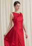 The Sylvania Dress in Red Dahlia