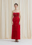 The Aura Gown in Red Dahlia