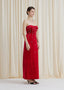 The Aura Gown in Red Dahlia