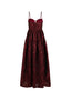 The Windsor Maxi Dress in Cranberry