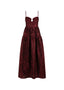 The Windsor Maxi Dress in Cranberry