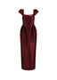 The Belmont Dress in Cranberry