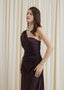 The Star Crossed Lover Slip Gown in Chocolate Plum