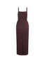 The Tulip Dress in Chocolate Plum