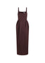 The Tulip Dress in Chocolate Plum