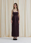 The Tulip Dress in Chocolate Plum