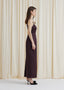 The Tulip Dress in Chocolate Plum