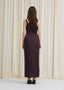 The Tulip Dress in Chocolate Plum