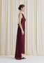 The Blooming Elegance Dress in Cranberry