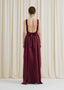 The Blooming Elegance Dress in Cranberry