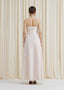 The Strapless Muse Maxi Dress in Gelato Afternoons and White