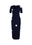 The Hepburn Dress in Navy Knit