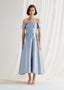 The Juliette Gown in Dusty Blue