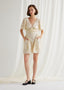 The Clementine Dress in Cream Baby Daisies
