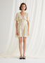 The Clementine Dress in Cream Baby Daisies
