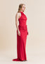 The Midnight in Cannes Gown in Red Dahlia