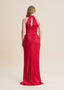 The Midnight in Cannes Gown in Red Dahlia