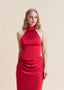 The Midnight in Cannes Gown in Red Dahlia