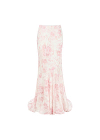 The Evarose Skirt in Pink River Rose