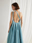 The On a Stroll Maxi in Seaglass Blue