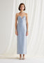 The Embellished Stolen Moonlight Gown in Dusty Blue