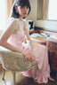 The Floral Kisses Gown in Crystal Pink