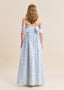 The Palatial Dress in Blue Belle Toile