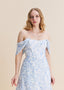 The Palatial Dress in Blue Belle Toile