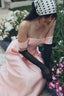 The Starcrossed Midi in Petal Pink