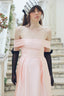 The Starcrossed Midi in Petal Pink