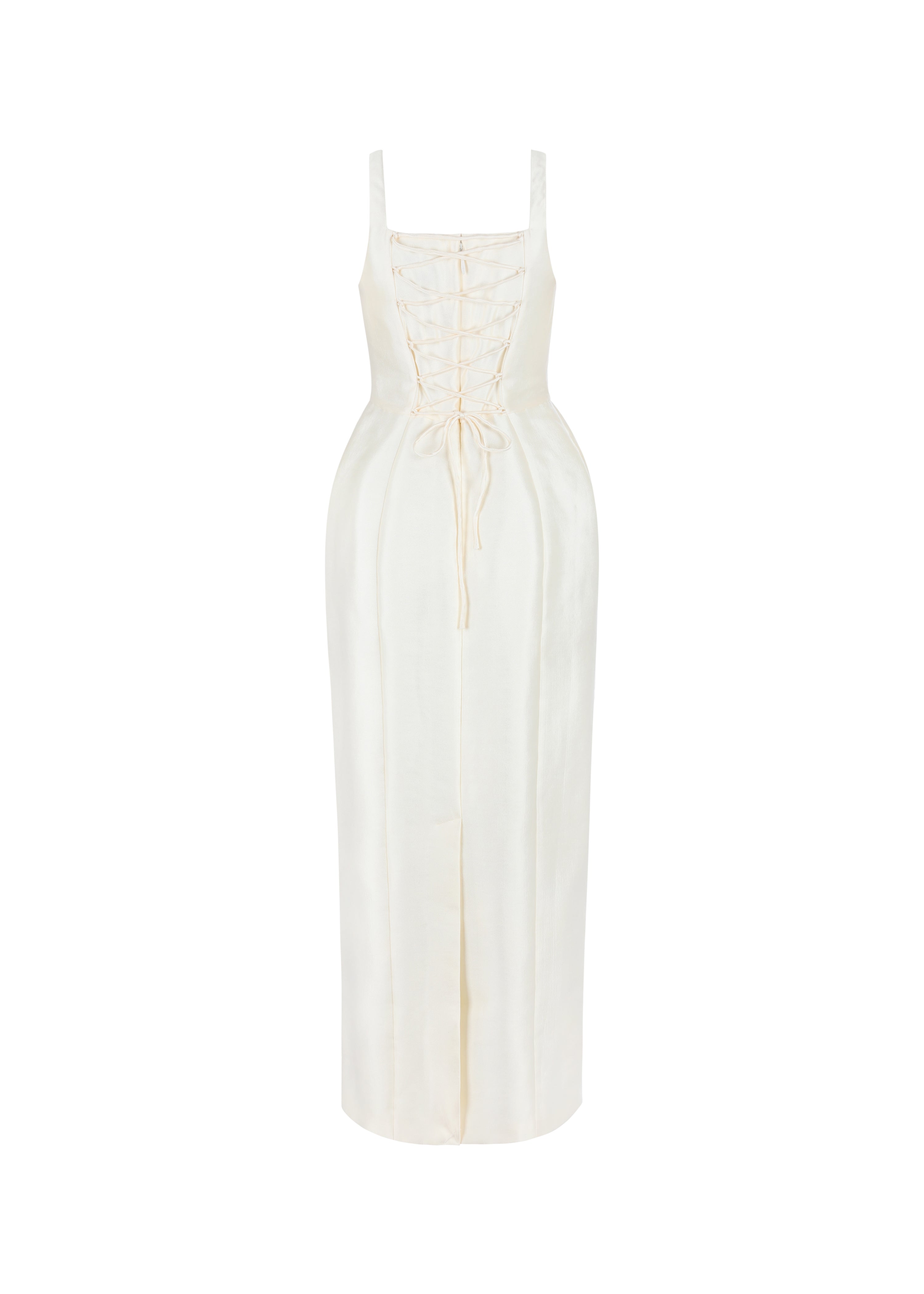 The Laced Up Tulip Dress | Maxi Dresses | Maison Amory