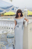 The Blossoming Romance Dress in Ash Blue
