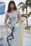 The Blossoming Romance Dress in Ash Blue