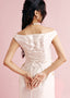 The Laced Up Blossoming Romance Dress in Ivory
