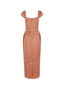 The Belmont Dress in Amber Pink