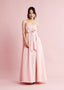 The Hélianthe Gown in Peach Skin