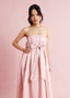 The Hélianthe Gown in Peach Skin
