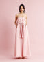 The Hélianthe Gown in Peach Skin