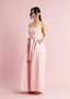 The Hélianthe Gown in Peach Skin