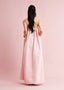 The Hélianthe Gown in Peach Skin