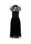 The Vermeil Midi in Black Lace