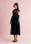 The Vermeil Midi in Black Lace