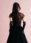 The Vermeil Midi in Black Lace
