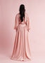 The Glissando Top in Peach Skin