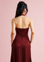 The Sunkissed Dress in Merlot