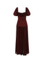 The Endless Summer Dress in Merlot