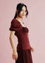 The Endless Summer Dress in Merlot