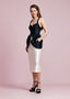 The Pearlescent Midi in Black