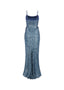The Floriated Gown in Silver Lake Blue